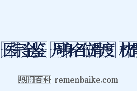 医宗金鉴·周身名位骨度·枕骨是什么意思的图片